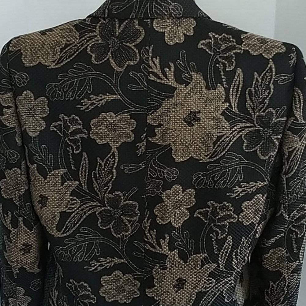 Evan-Picone Black Gold suit jacket/Blazer, Sz 12 - Picture 6 of 11